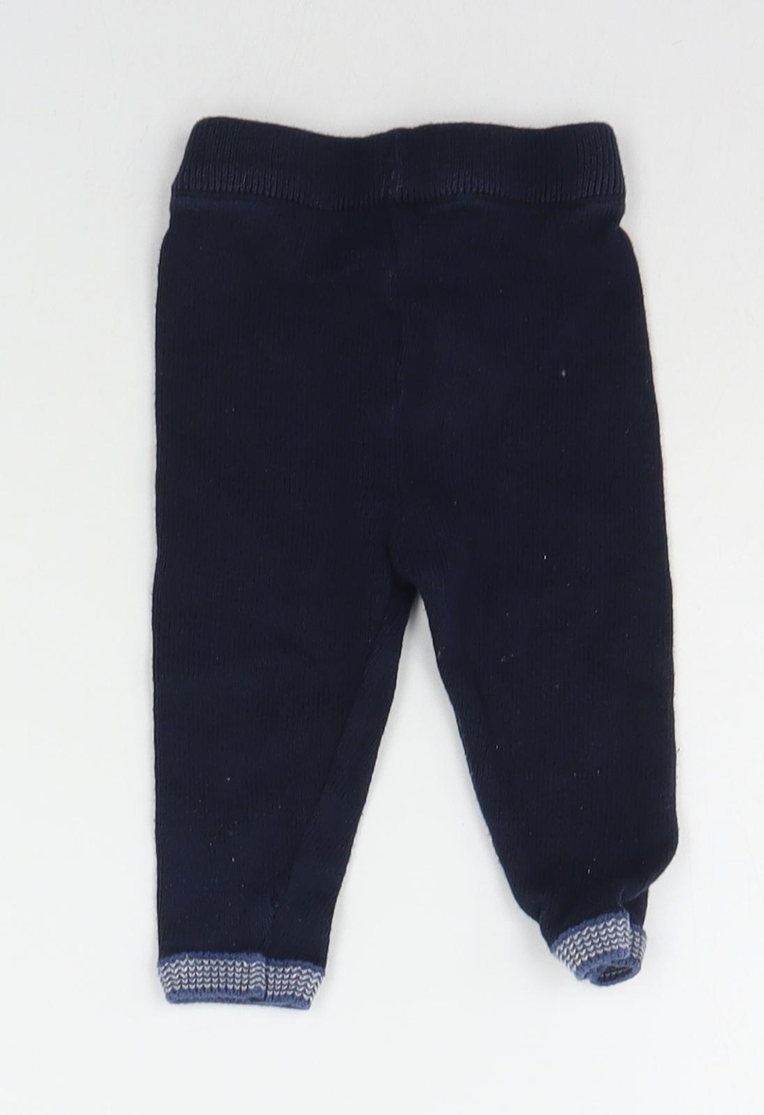Nutmeg Baby Blue   Jogger Leggings Size 3-6 Months