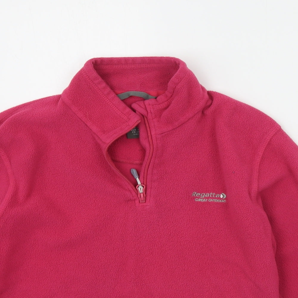 Womens UK Size 10 Regetta Pink Pullover Jumper