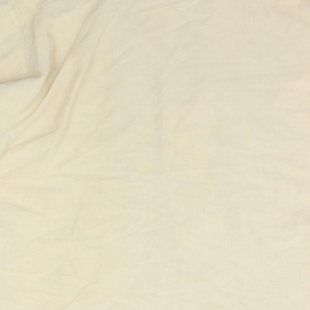 Womens UK Size 12 Marks and Spencer Beige Basic Button-Up