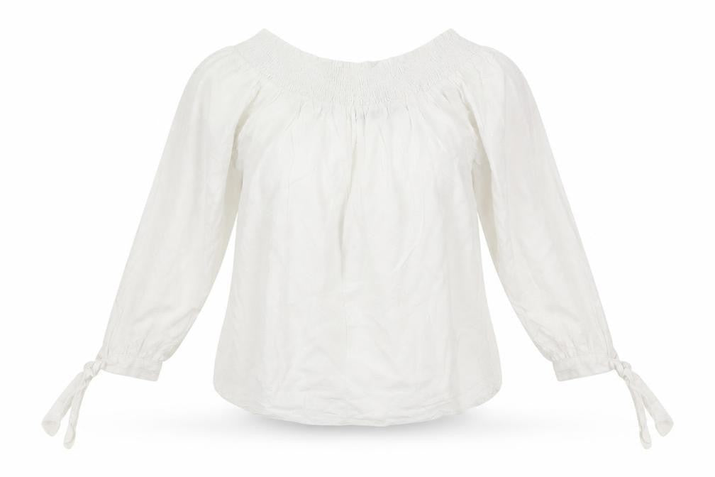 Womens UK Size 10 New Look White Basic T-Shirt
