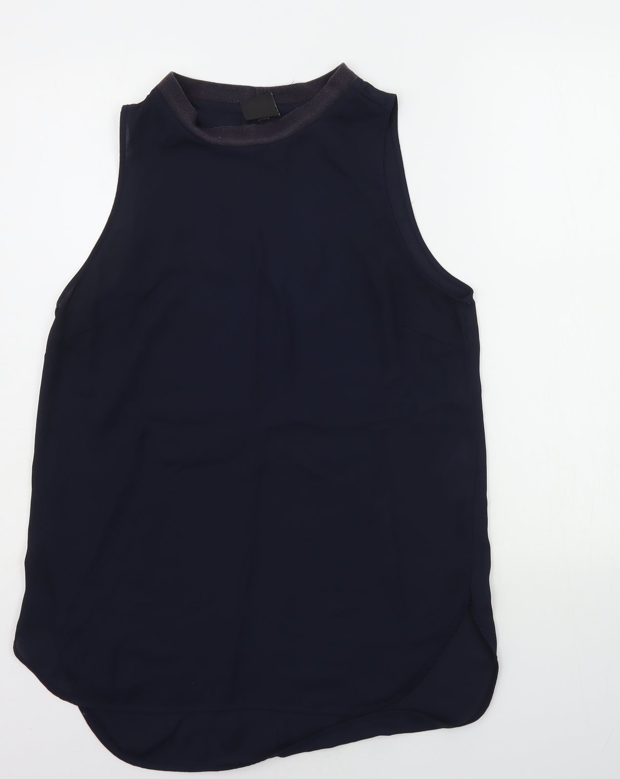 Womens UK Size 10 Selected Blue Basic Tank