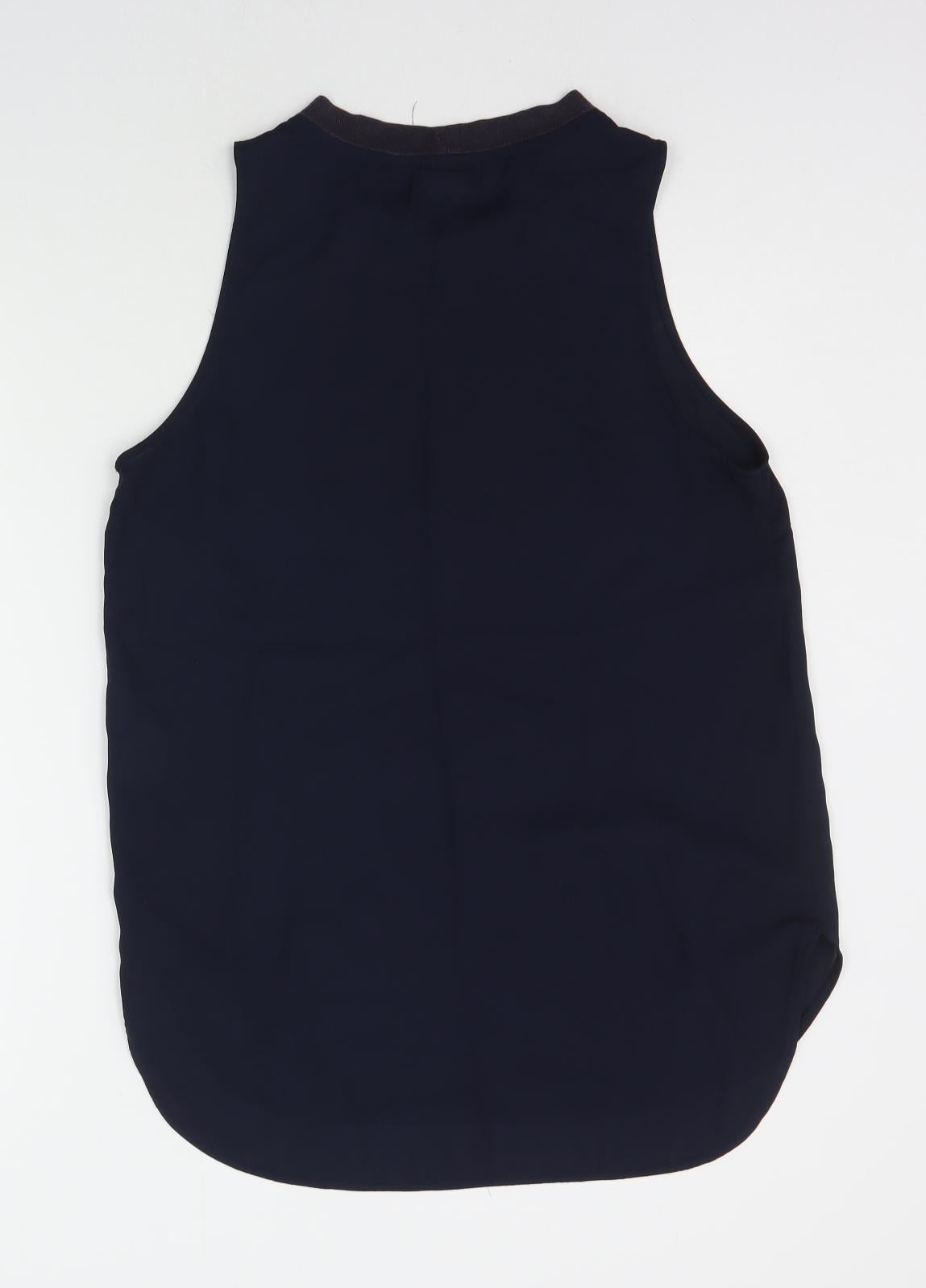 Womens UK Size 10 Selected Blue Basic Tank