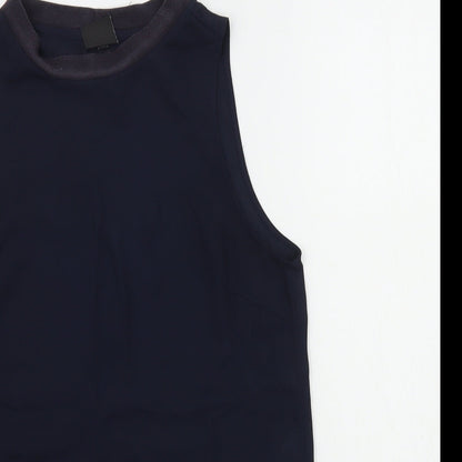 Womens UK Size 10 Selected Blue Basic Tank