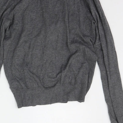 Womens UK Size S H&M Grey Cardigan Jumper