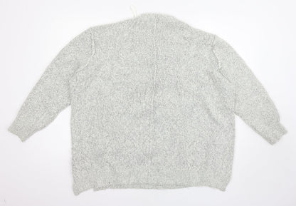 New Look Womens Grey   Pullover Jumper Size L