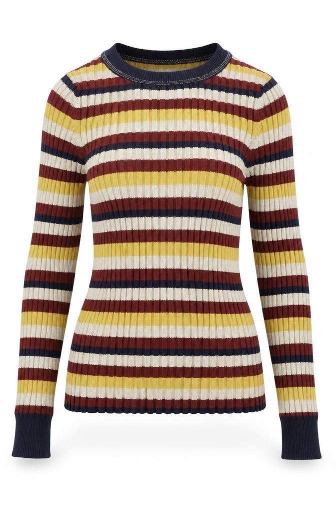 NEXT Womens Multicoloured Striped  Pullover Jumper Size 12