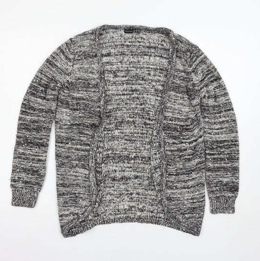 Womens UK Size 12 Atmosphere Grey Cardigan Jumper