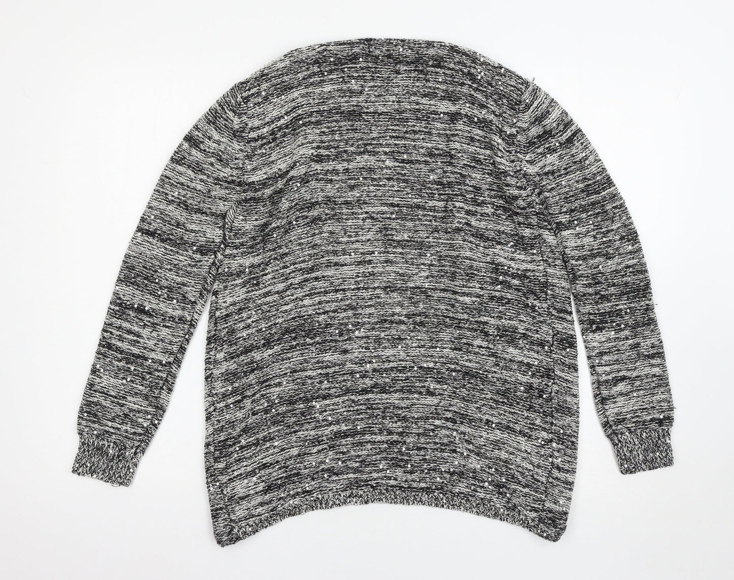Womens UK Size 12 Atmosphere Grey Cardigan Jumper