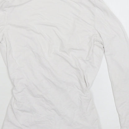 Womens UK Size 4 ASOS White Basic T-Shirt