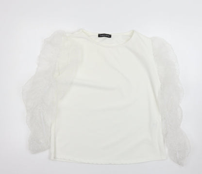 cameo rose Womens White   Basic Blouse Size L