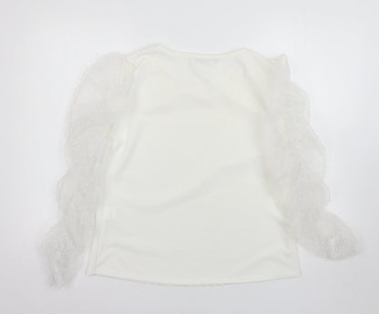 cameo rose Womens White   Basic Blouse Size L