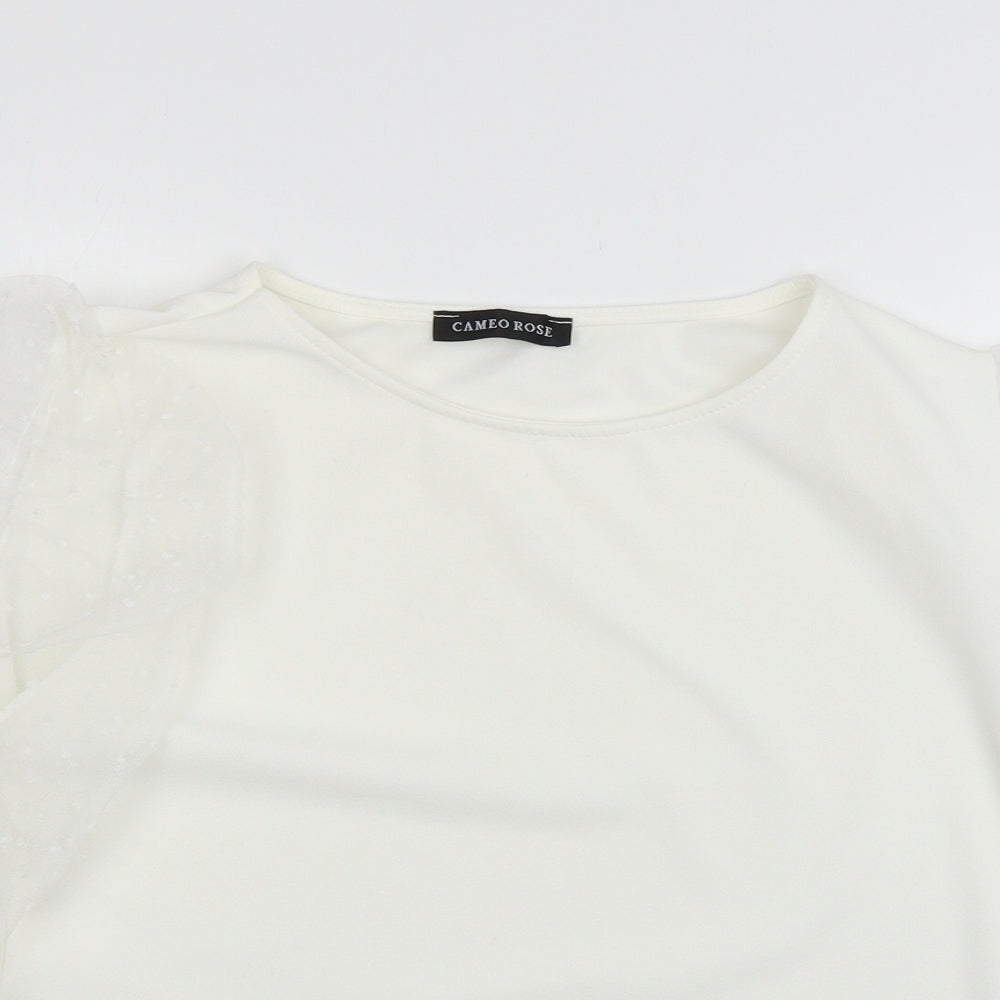 cameo rose Womens White   Basic Blouse Size L