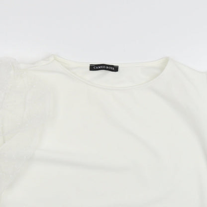 cameo rose Womens White   Basic Blouse Size L