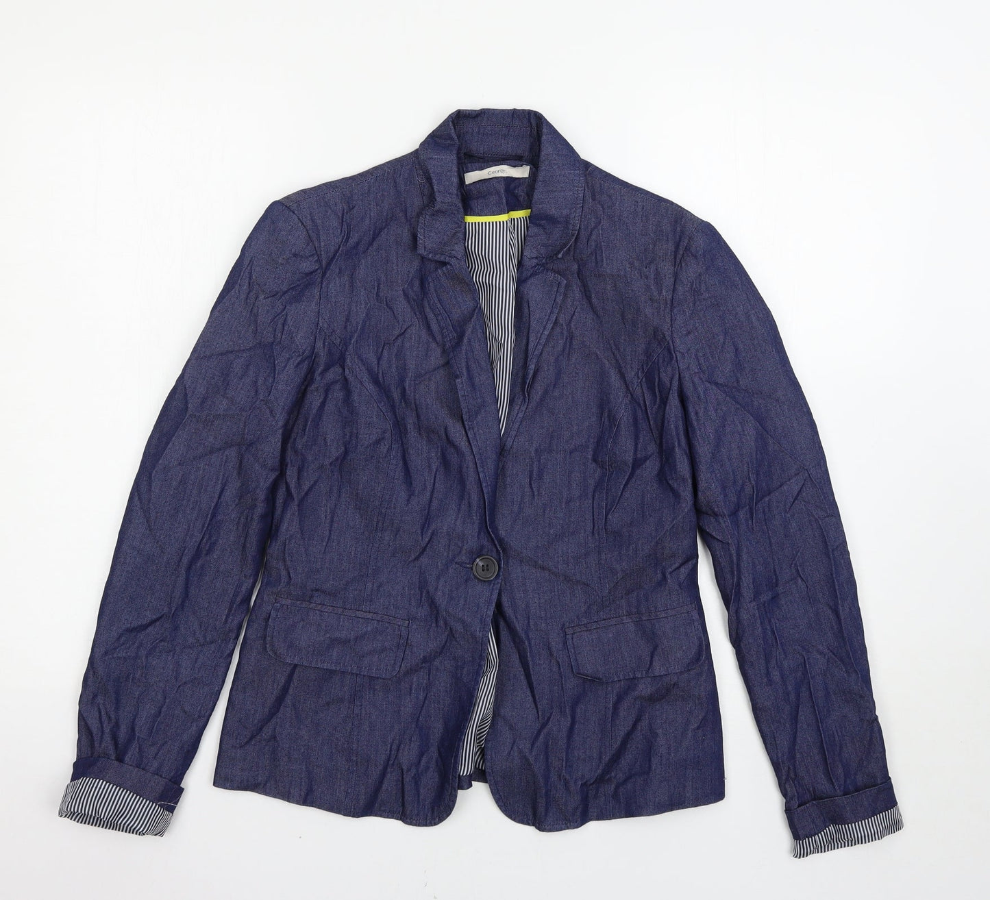 George Womens Blue   Jacket  Size 8