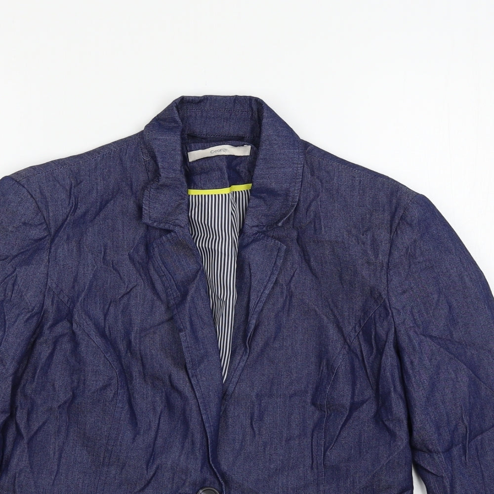 George Womens Blue   Jacket  Size 8