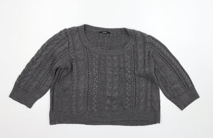 George Womens Grey   Pullover Jumper Size 16