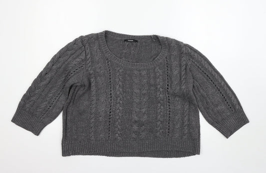 George Womens Grey   Pullover Jumper Size 16