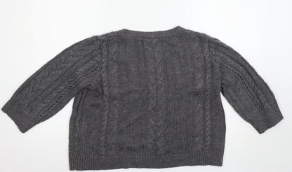 George Womens Grey   Pullover Jumper Size 16