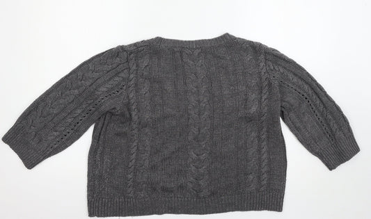 George Womens Grey   Pullover Jumper Size 16