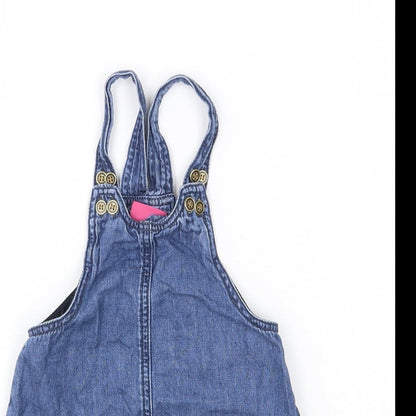 NEXT Boys Blue   Pinafore/Dungaree Dress  Size 12-18 Months