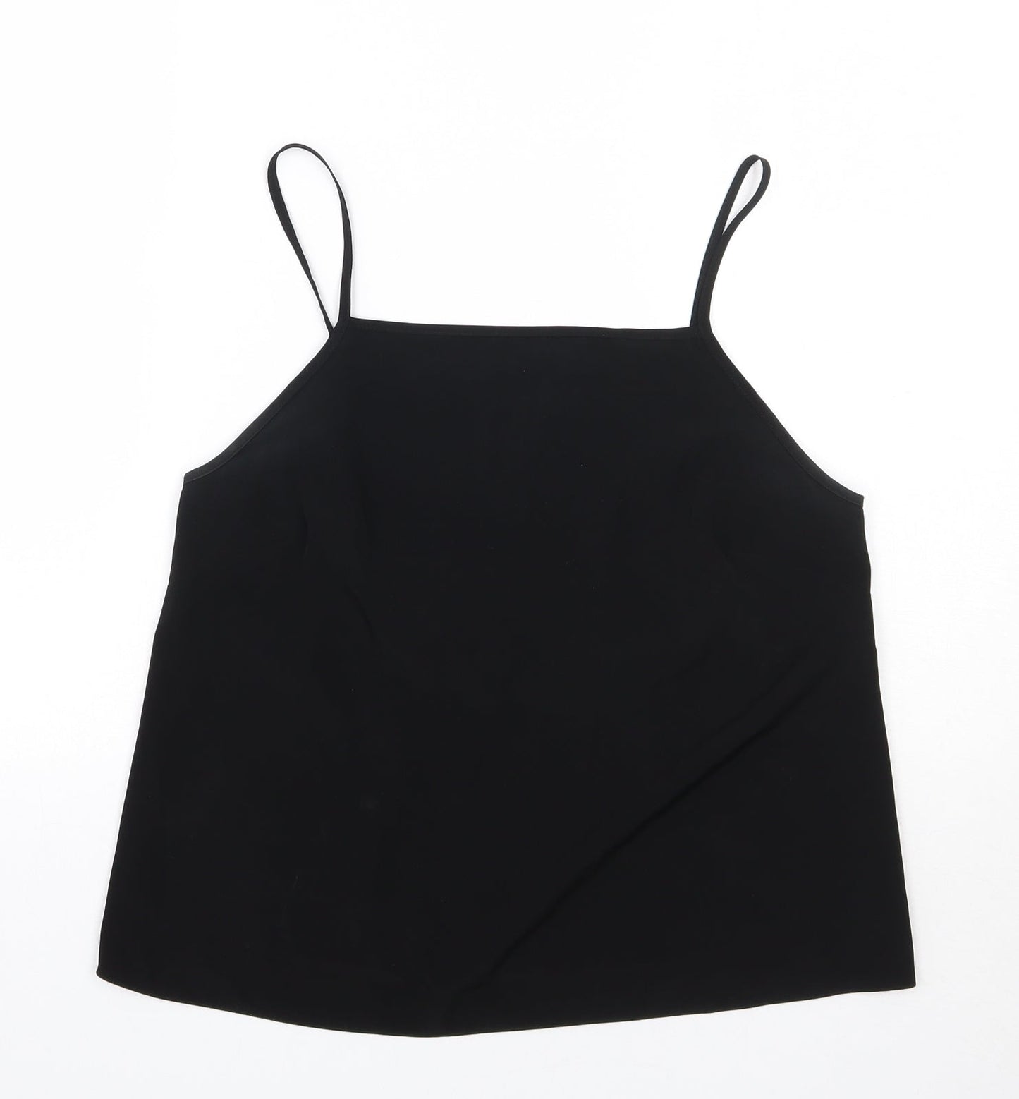 Womens UK Size 10 ASOS Black Basic Tank