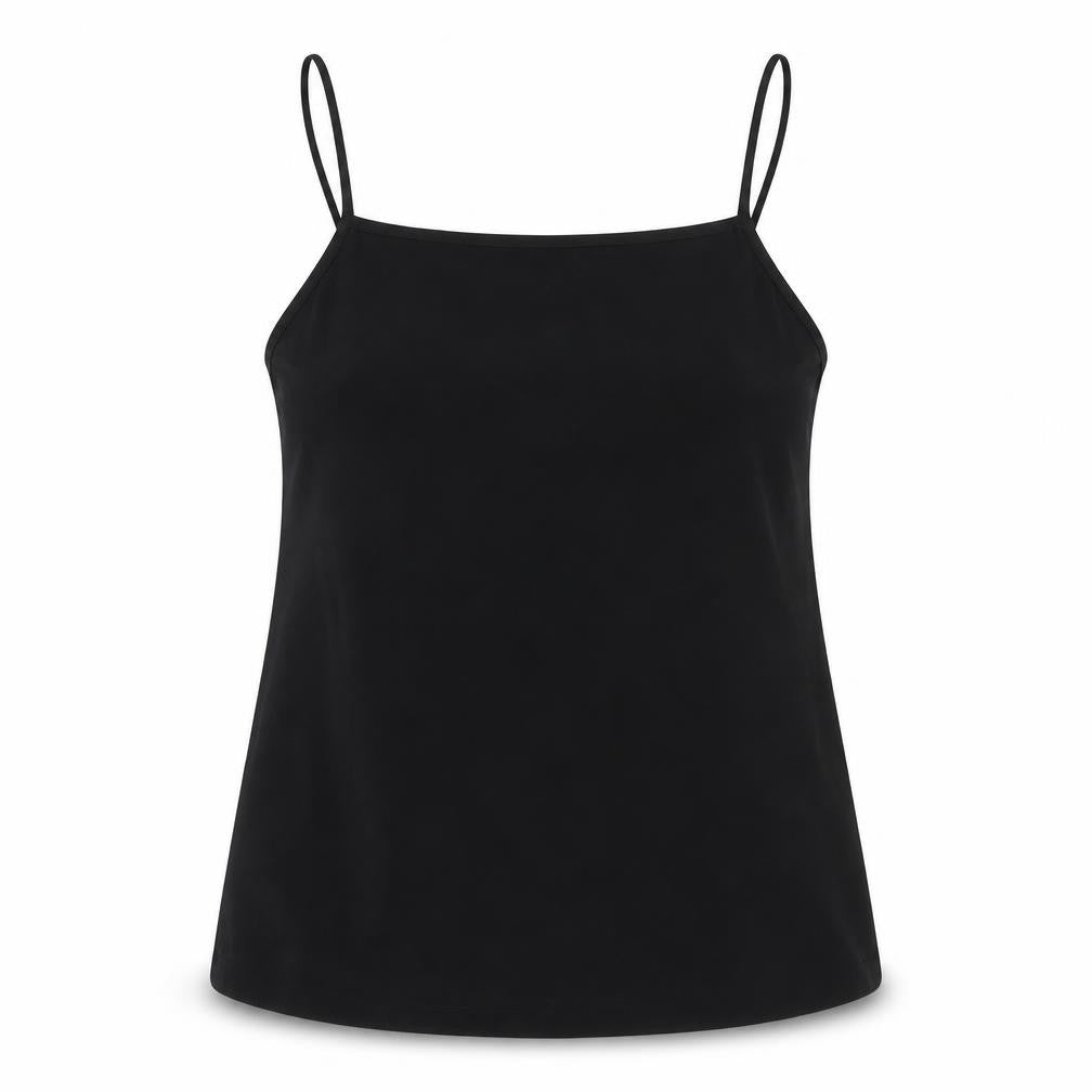Womens UK Size 10 ASOS Black Basic Tank