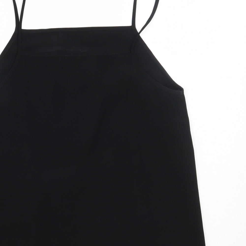 Womens UK Size 10 ASOS Black Basic Tank
