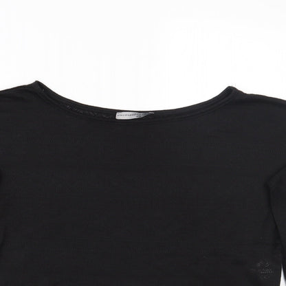 Primark Womens Black   Cropped T-Shirt Size 10