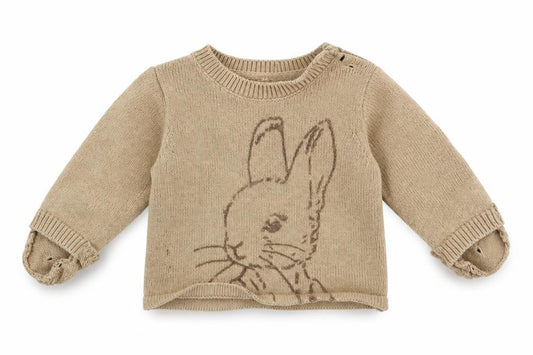 Marks and Spencer Baby Brown   Pullover Jumper Size 0-3 Months
