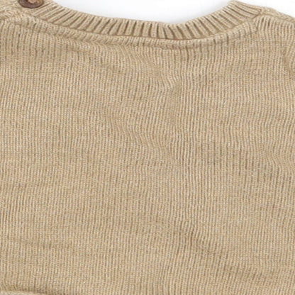 Marks and Spencer Baby Brown   Pullover Jumper Size 0-3 Months
