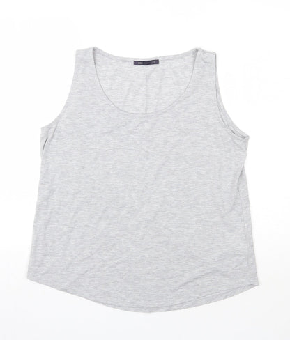 Marks and Spencer Womens Grey   Basic Tank Size 12