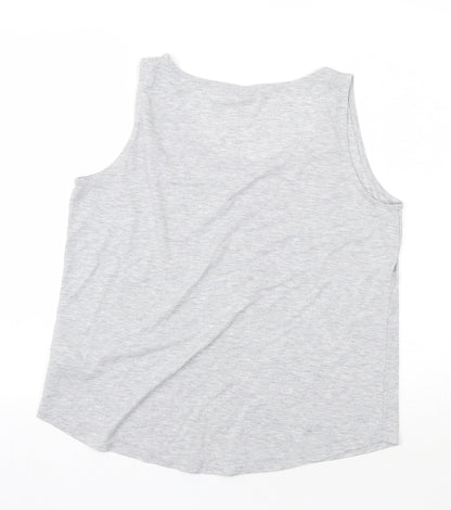 Marks and Spencer Womens Grey   Basic Tank Size 12