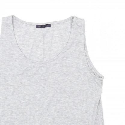 Marks and Spencer Womens Grey   Basic Tank Size 12