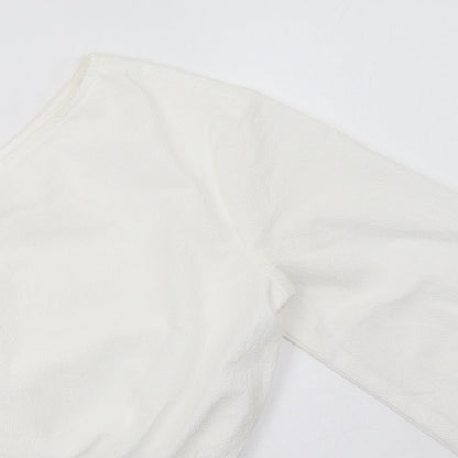Womens UK Size 8 PRETTYLITTLETHING White Cropped Blouse