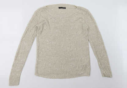 Primark Womens Beige   Pullover Sweatshirt Size 14