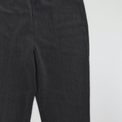 Womens UK Size 16 bonmarch Regular Fit  Grey Trousers