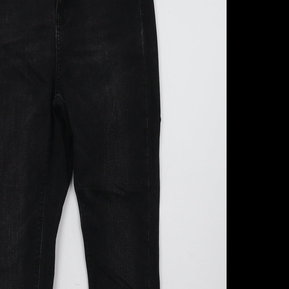 Primark Womens Black  Denim Skinny Jeans Size 8 L27 in
