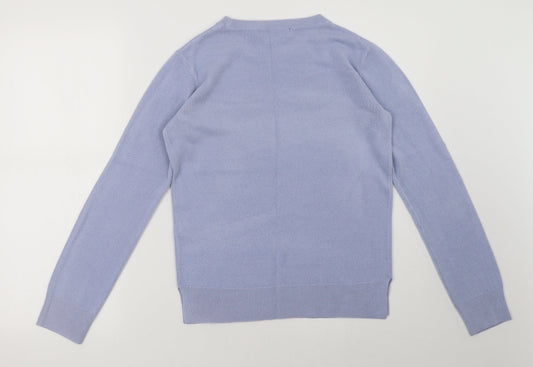 Womens UK Size 8 Marks and Spencer Purple Pullover Sweatshirt