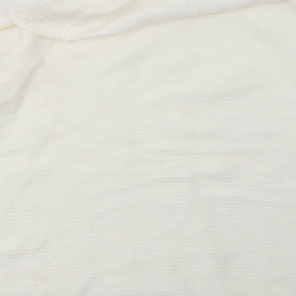 Peacocks Womens White   Pullover Sweatshirt Size S