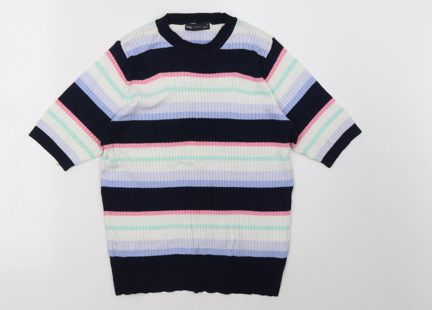 Womens UK Size 12 Marks and Spencer Multicoloured Pullover Sweatshirt