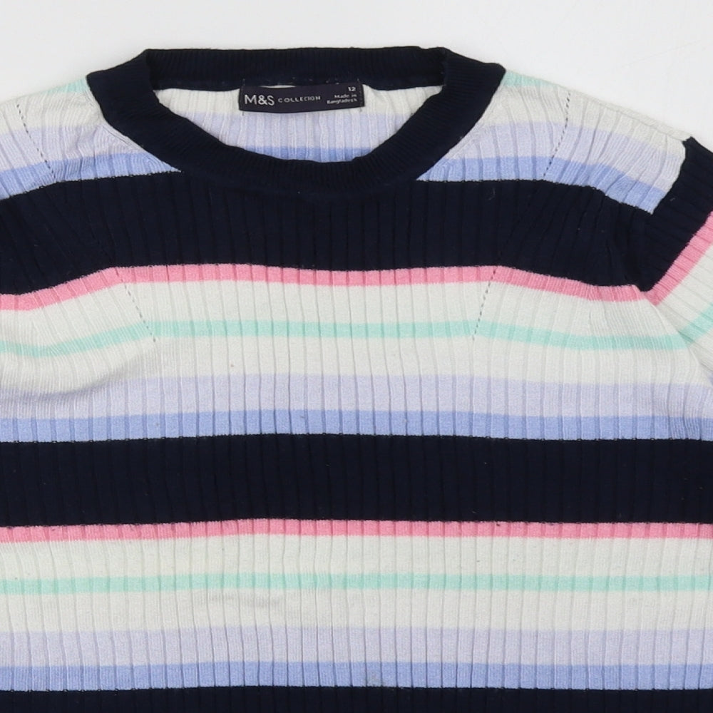 Womens UK Size 12 Marks and Spencer Multicoloured Pullover Sweatshirt
