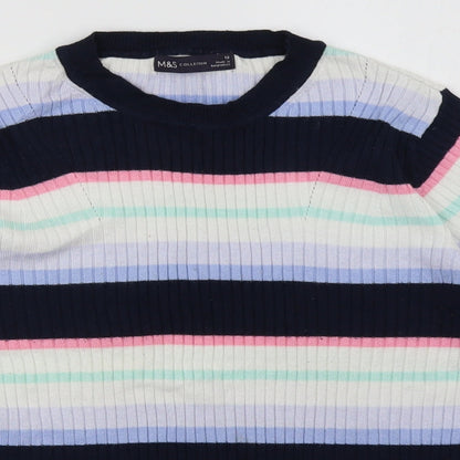 Womens UK Size 12 Marks and Spencer Multicoloured Pullover Sweatshirt