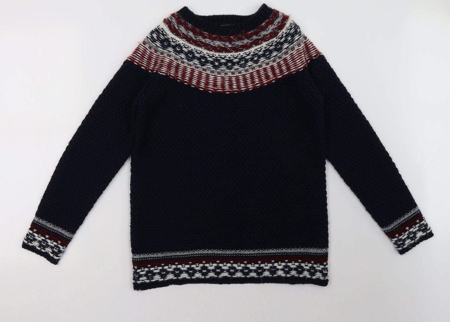 Mens UK Size S Matalan Blue Pullover Sweatshirt