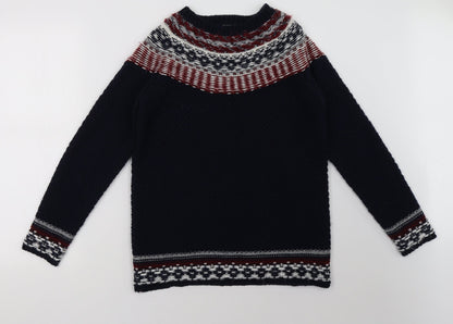 Mens UK Size S Matalan Blue Pullover Sweatshirt