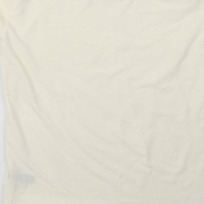 `charnos Womens White   Pullover Sweatshirt Size M