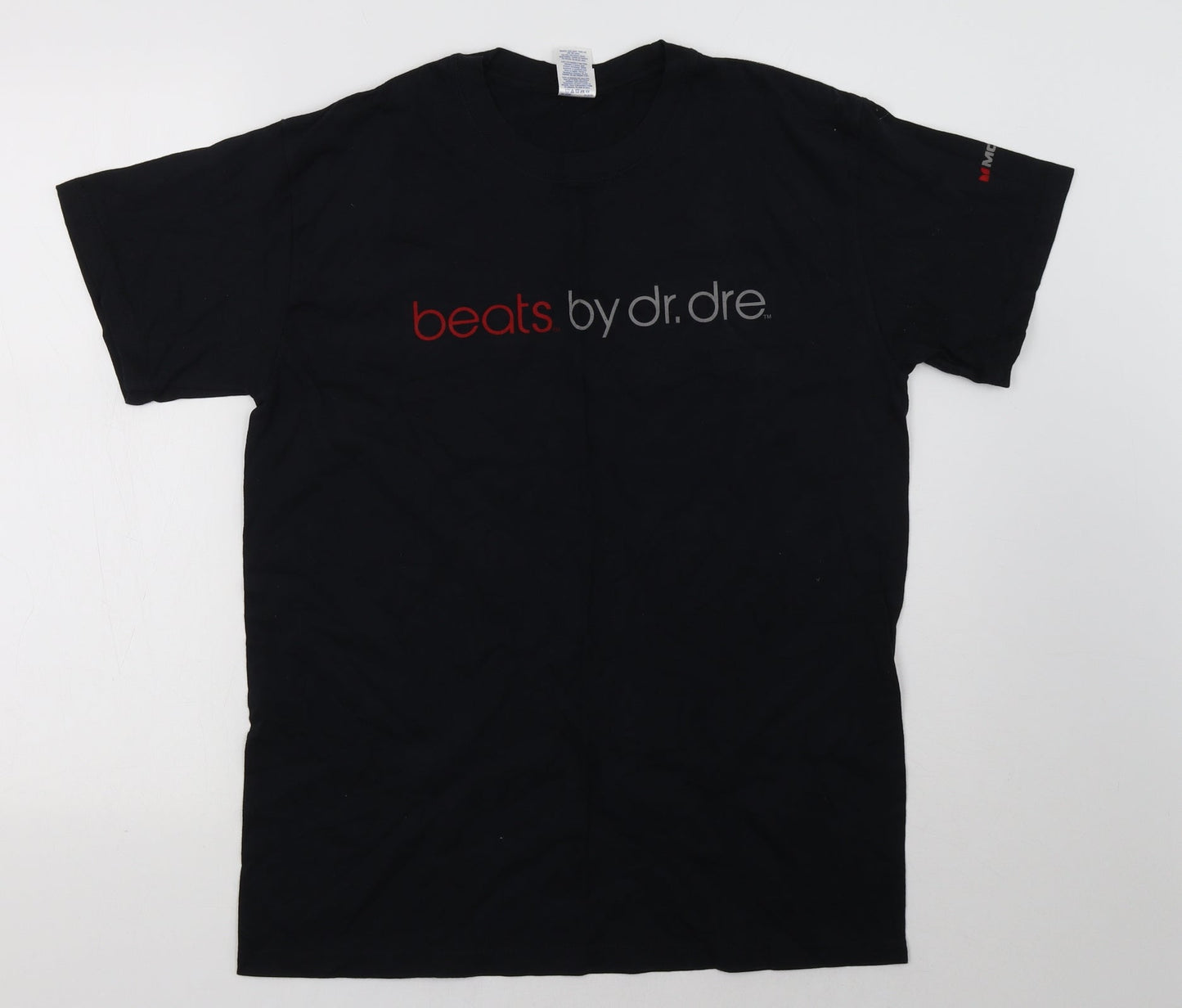 Mens UK Size L Gildan Black  T-Shirt