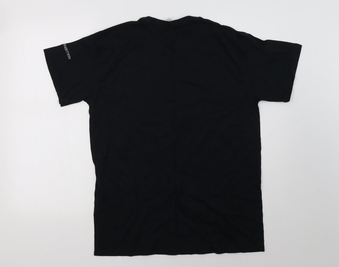 Mens UK Size L Gildan Black  T-Shirt