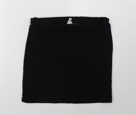 H&M Womens Black   A-Line Skirt Size M