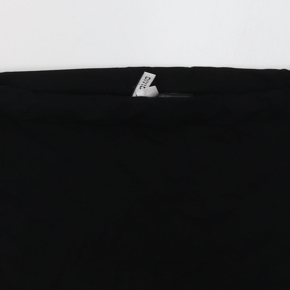 H&M Womens Black   A-Line Skirt Size M