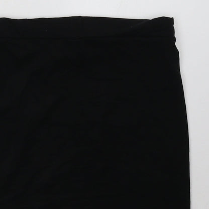 H&M Womens Black   A-Line Skirt Size M